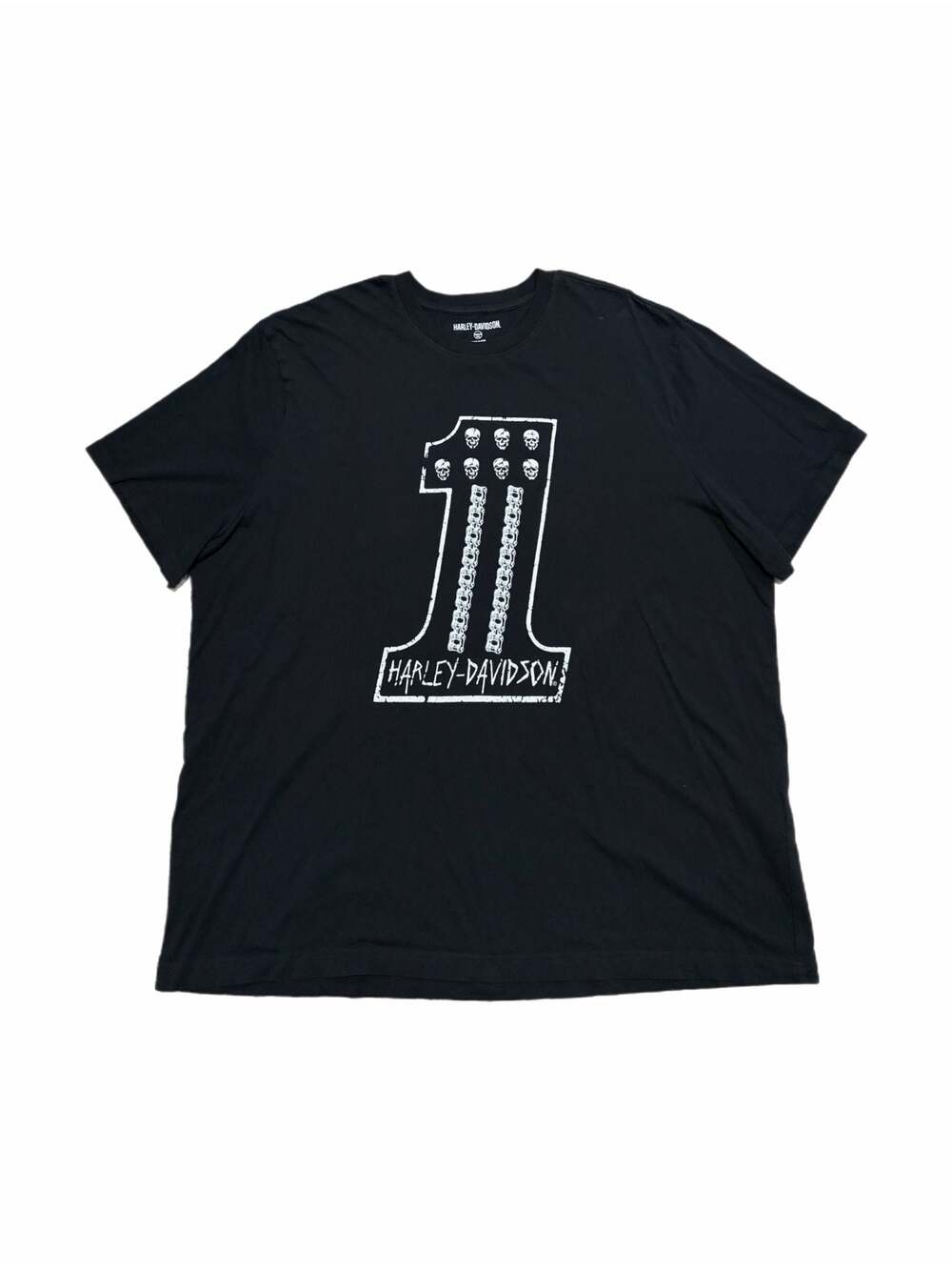 Harley-Davidson Number 1 Skull Graphic T-Shirt Black 3XL